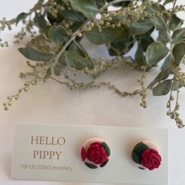 Rosey Handcrafted Earrings 