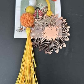 Lemon Fizz Beaded Bookmark