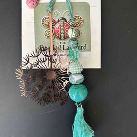 Ocean Breeze Beaded Bookmark