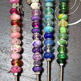 Beaded Plant Stakes