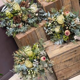 Natural Native Bridesmaids Bouquets
