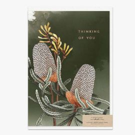 Banksia Thinking Of You Card
