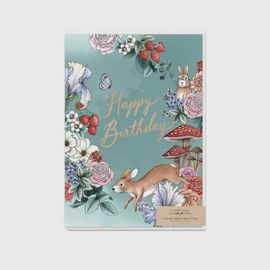 Woodlands Happy Birthday Card