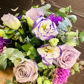Mauve Bridesmaids Bouquet
