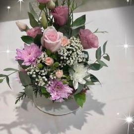 Pink Teacup Arrangement