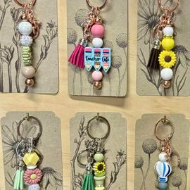 Funky Beaded Keyrings