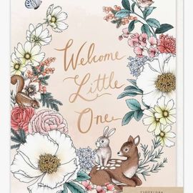 Welcome Little One Card Cream