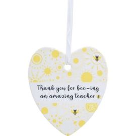 Amazing Teacher Bee Heart