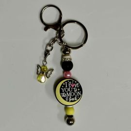 Love You To The Moon & Back Keyring
