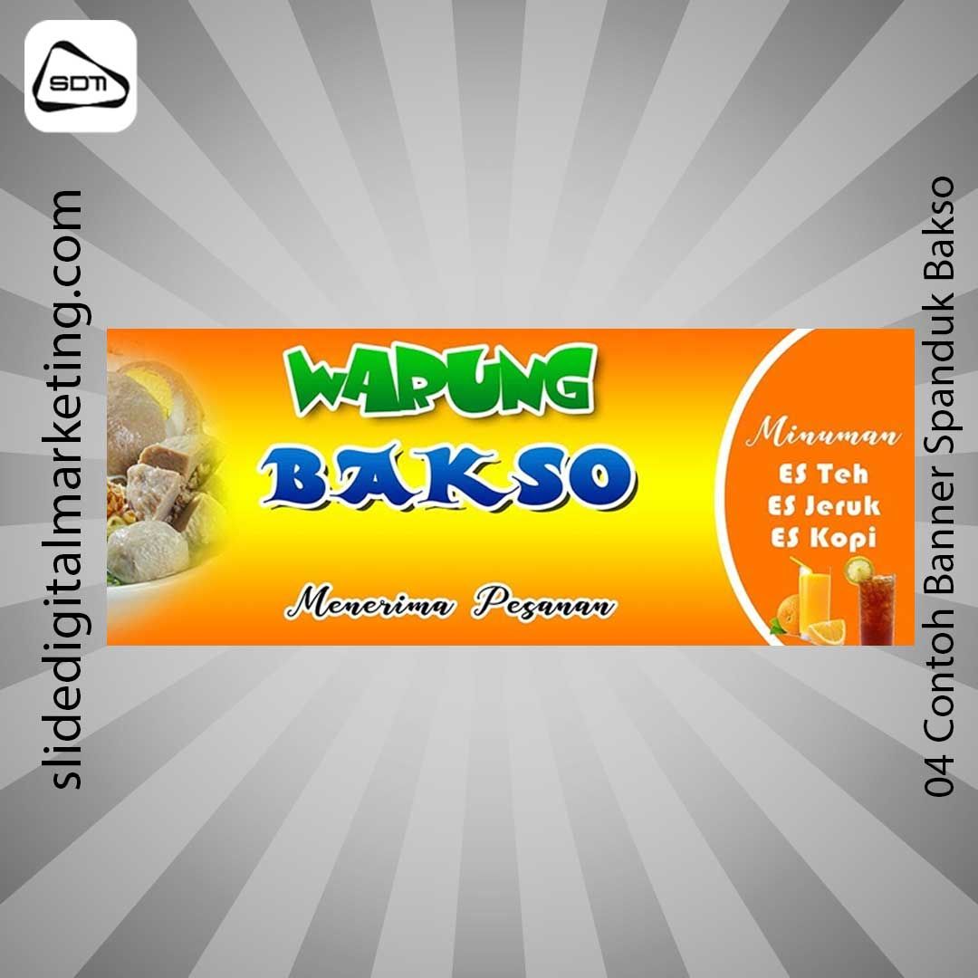 Contoh Banner Spanduk Bakso