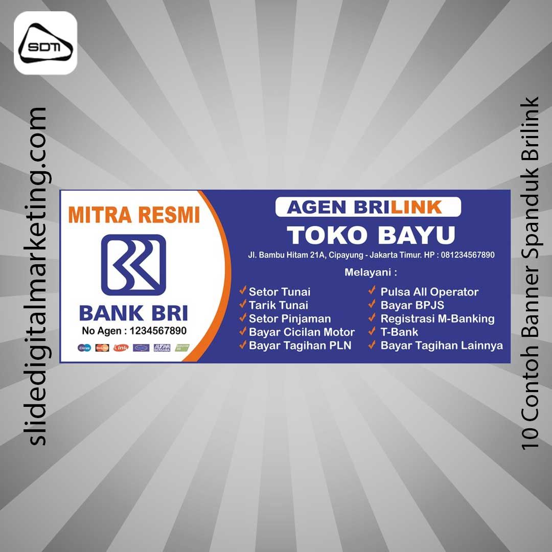 Contoh Banner Spanduk Brilink