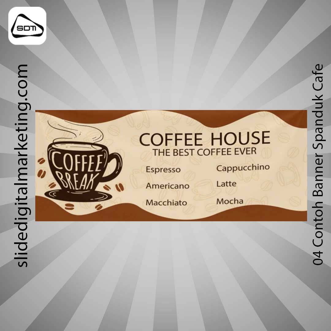 Contoh Banner Spanduk Cafe