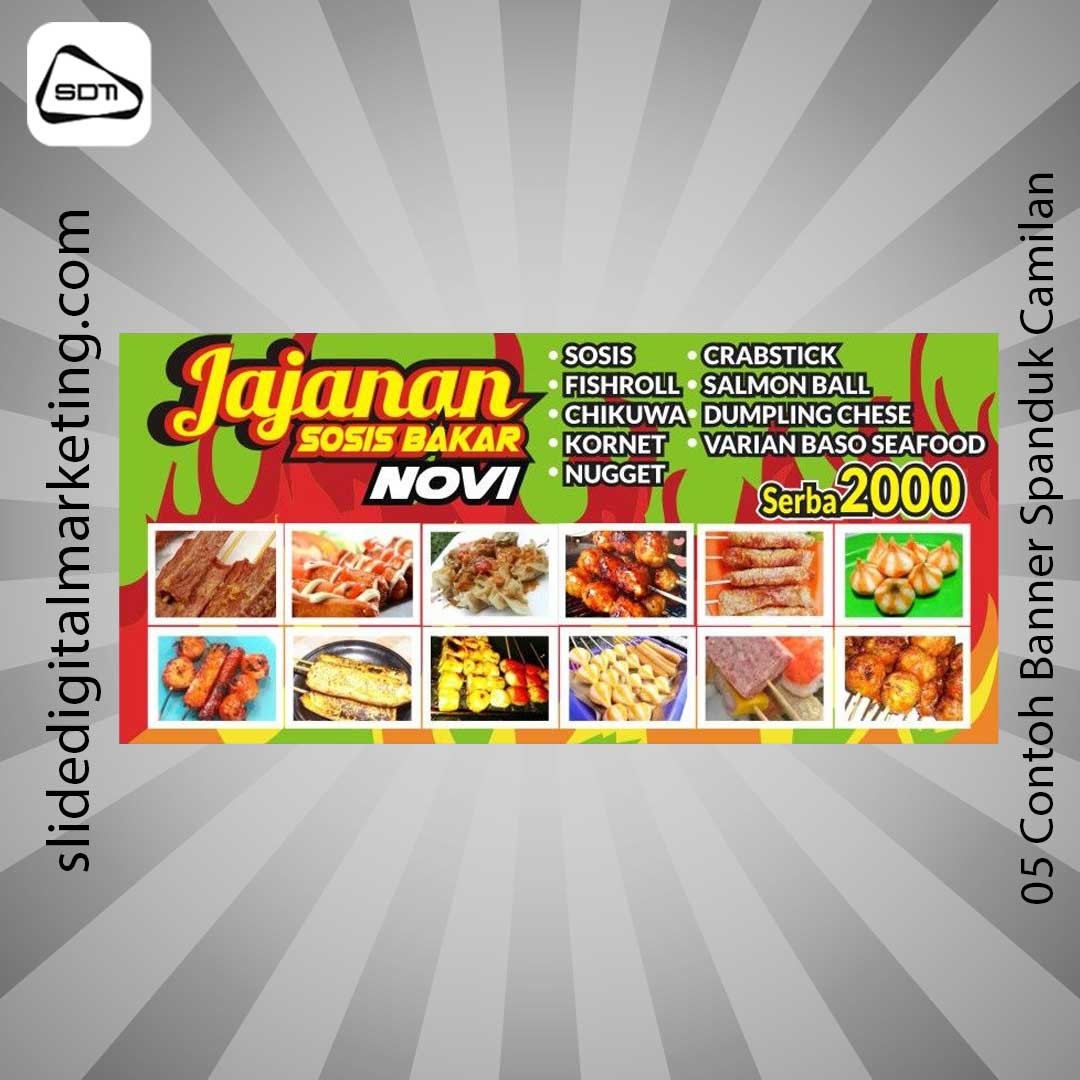 Contoh Banner Spanduk Camilan - slidedigitalmarketing.com