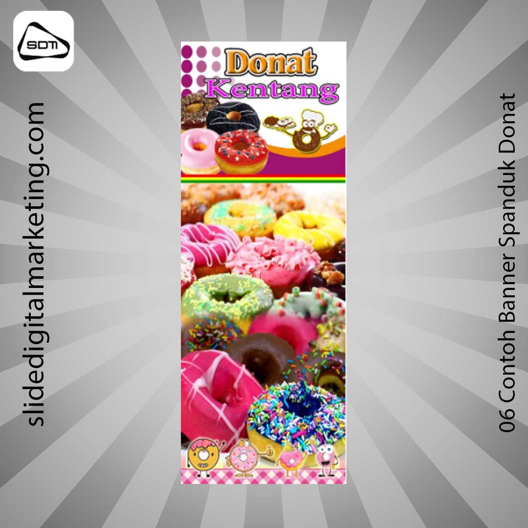 Contoh Banner Spanduk Donat