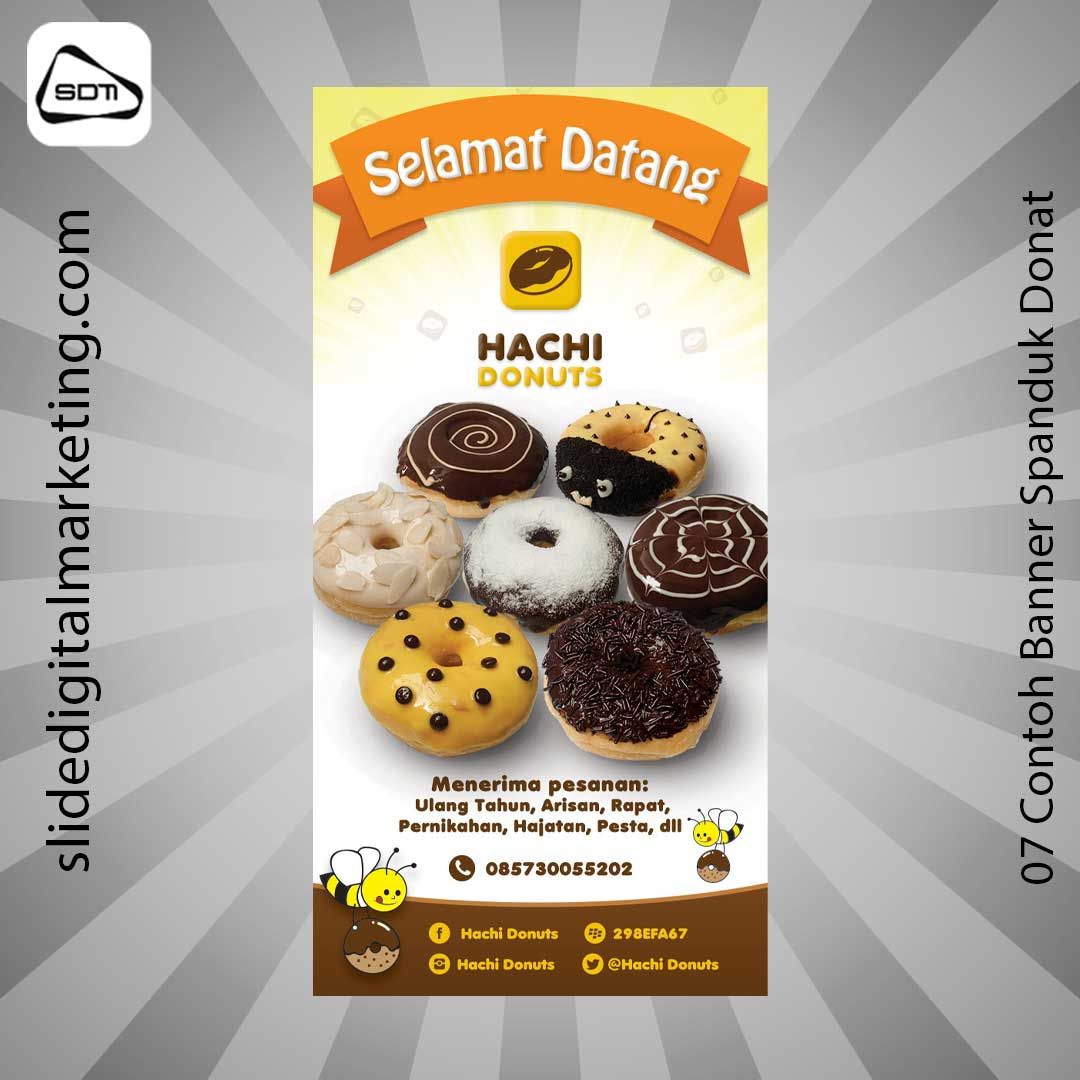 Contoh Banner Spanduk Donat