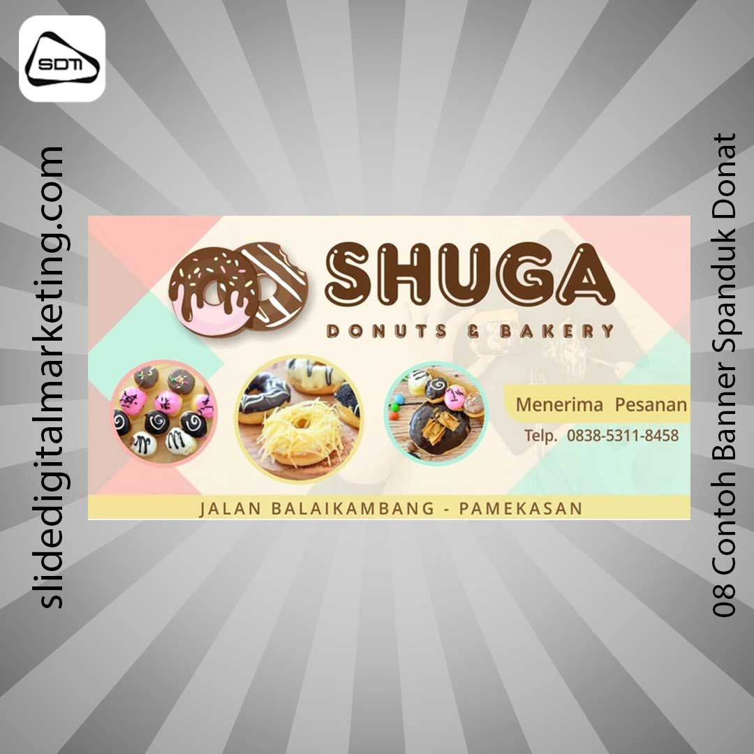 Contoh Banner Spanduk Donat