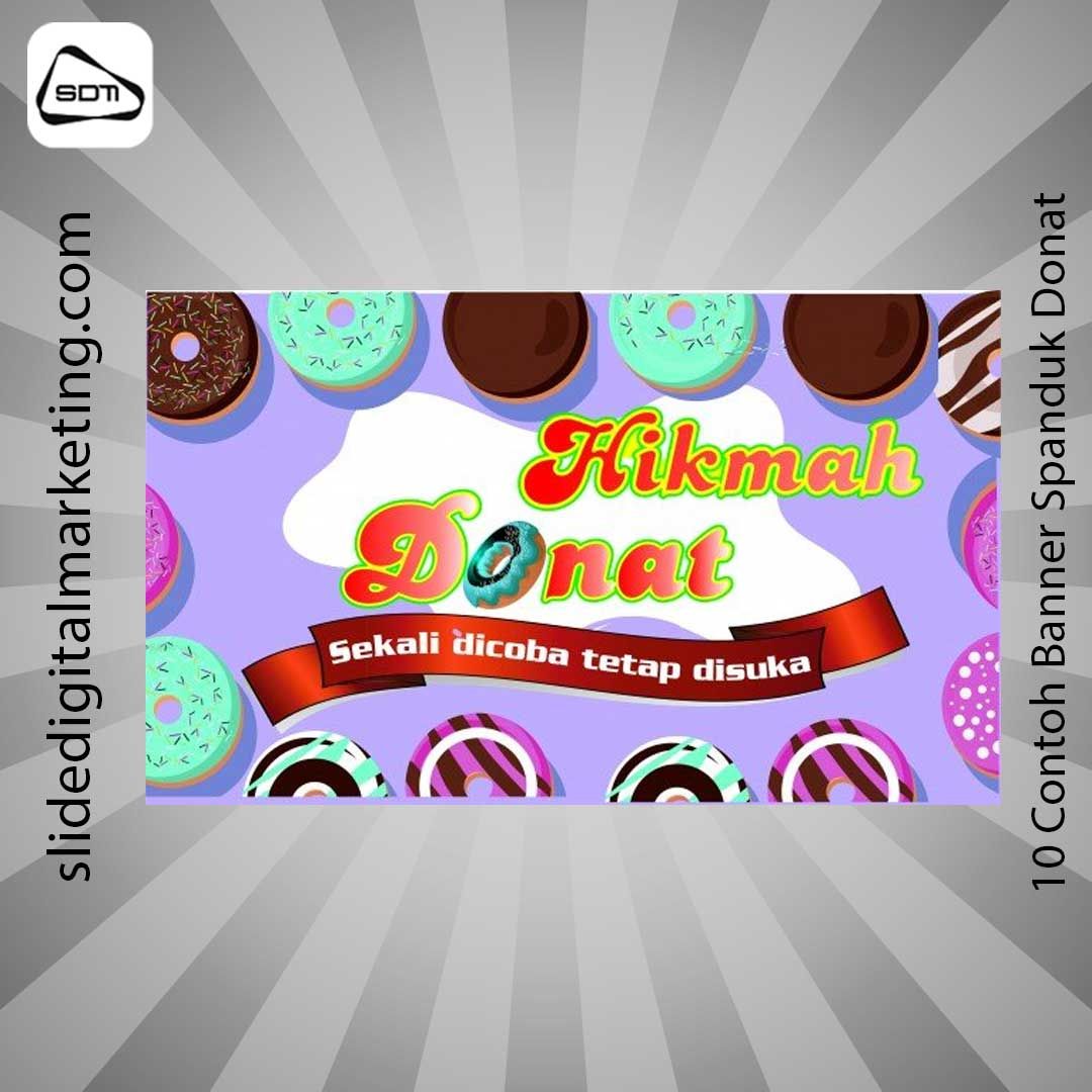 Contoh Banner Spanduk Donat