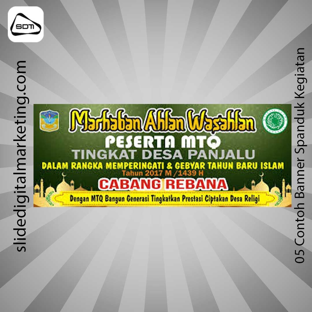 Contoh Banner Spanduk Kegiatan