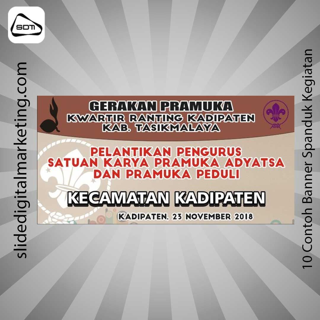Contoh Banner Spanduk Kegiatan