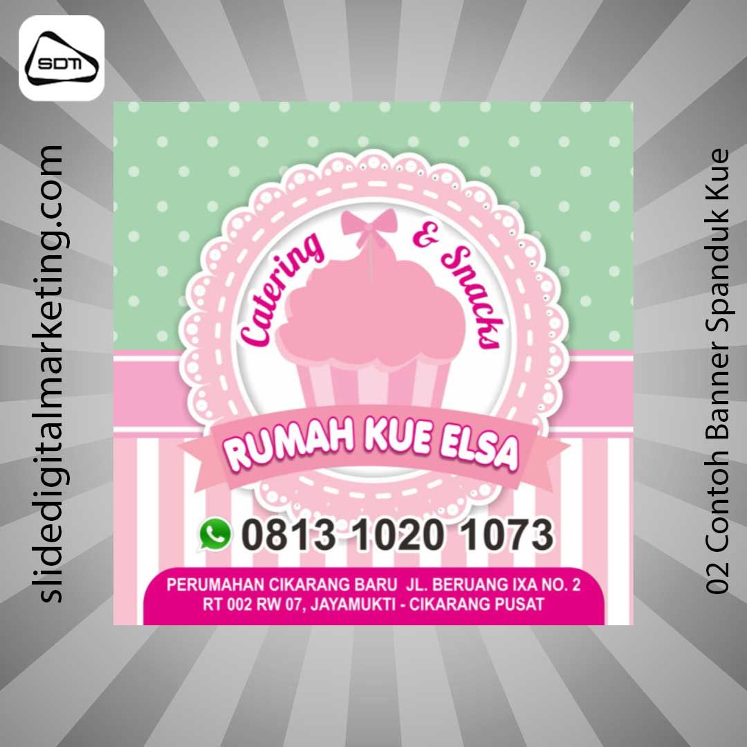 Contoh Banner Spanduk Kue