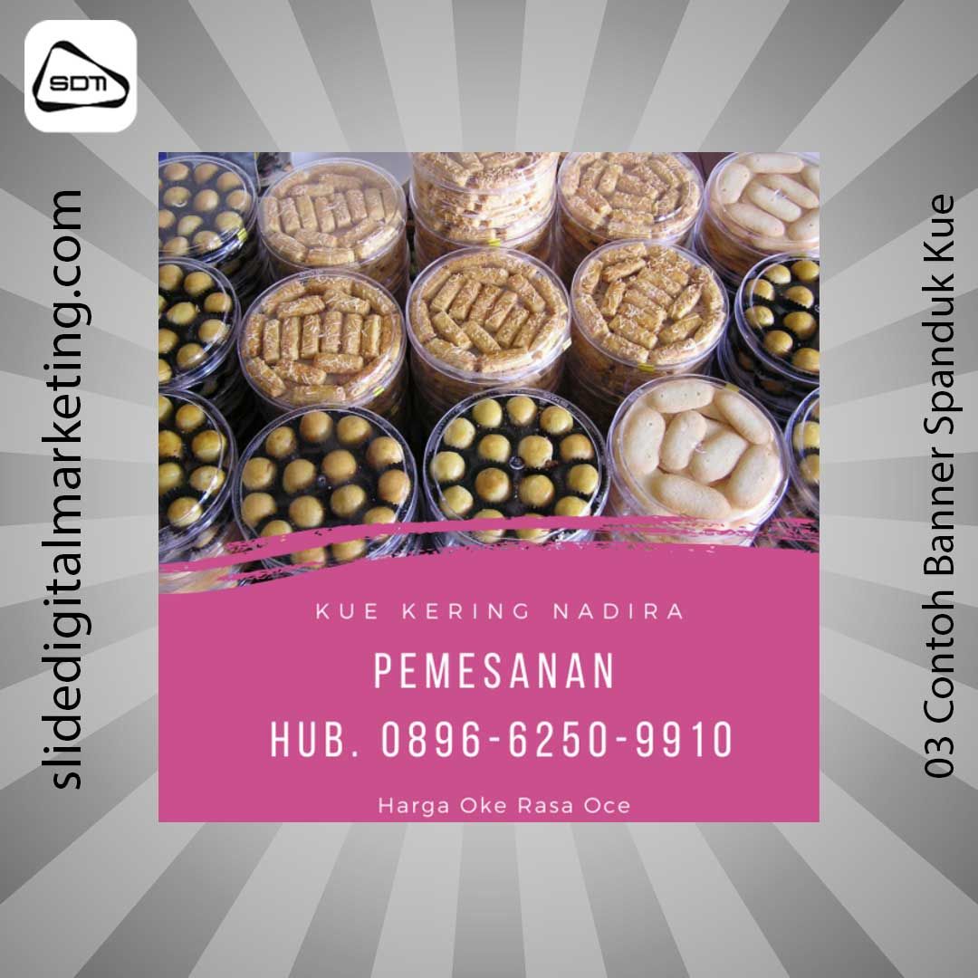 Contoh Banner Spanduk Kue
