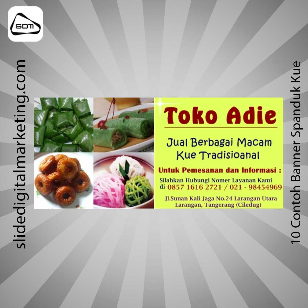 Contoh Banner Spanduk Kue