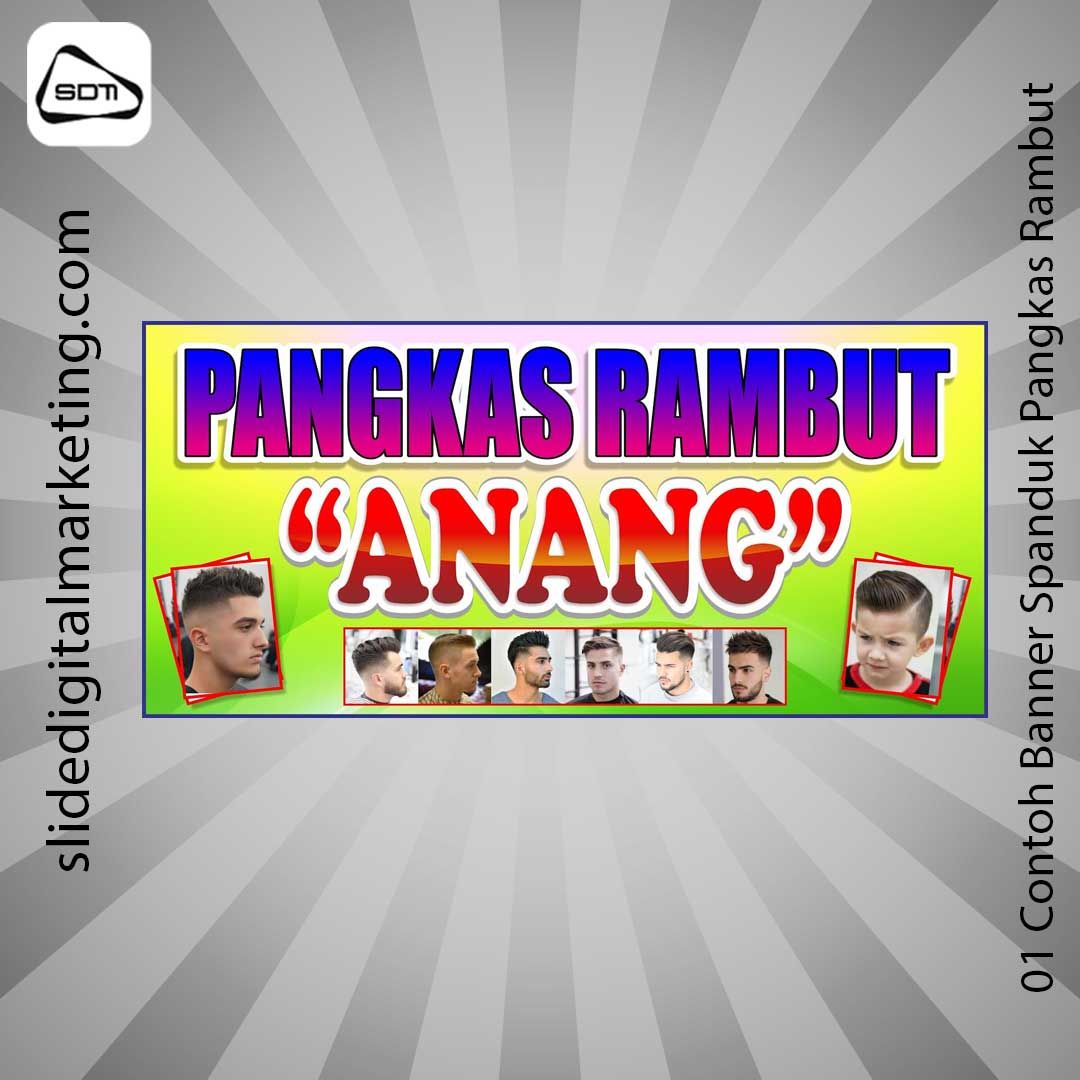Contoh Banner Spanduk Pangkas Rambut