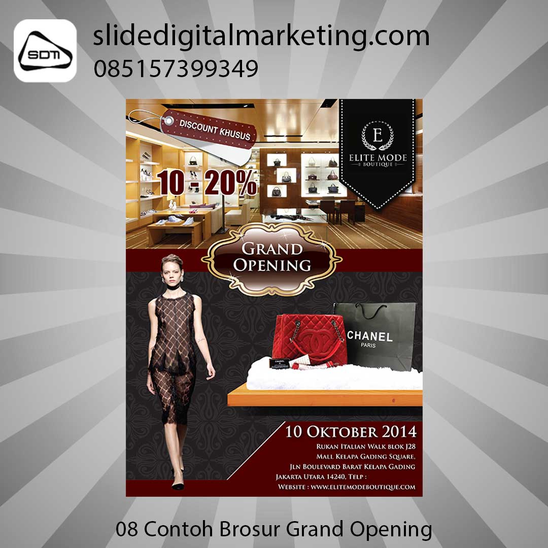 contoh brosur grand opening