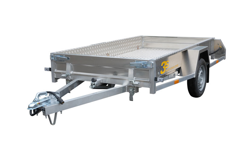 3s Alutrailers EU300 obromsad släpvagn