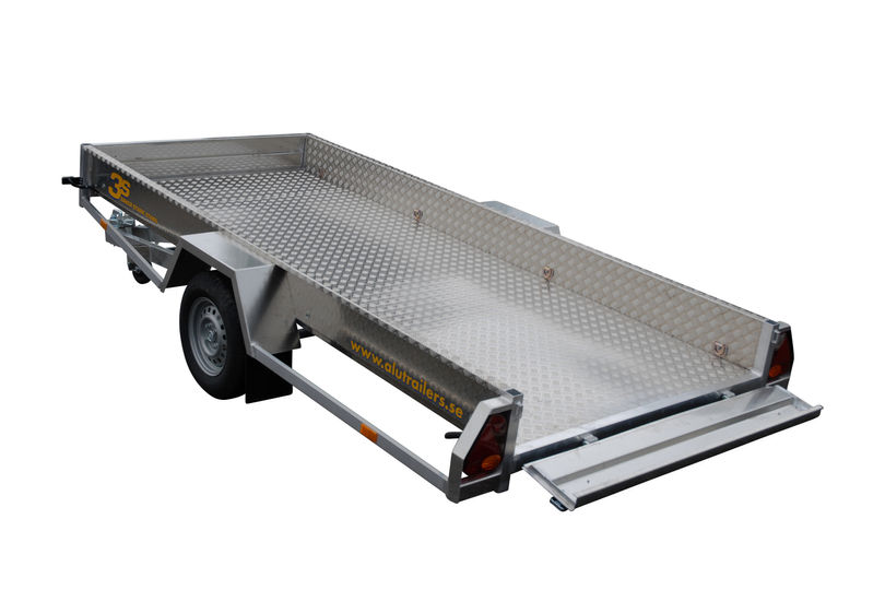 3s Alutrailers EU360 obromsad släpvagn