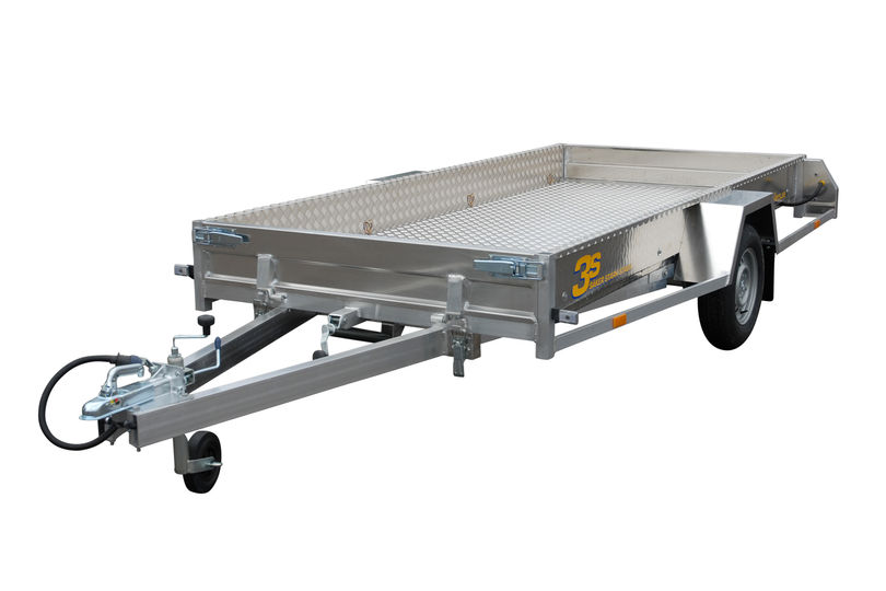 3s Alutrailers EU450 obromsad släpvagn