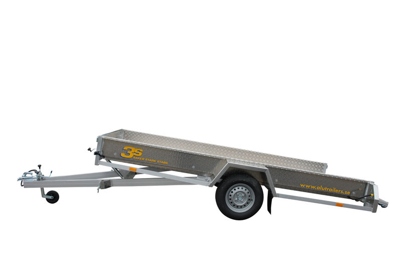 3s Alutrailers EU450 obromsad släpvagn