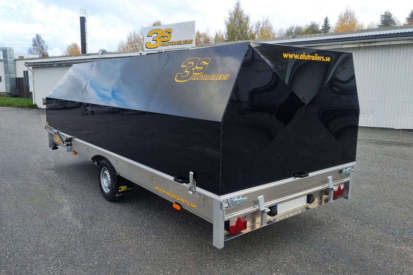 3s Alutrailers S380 skotersläpvagn