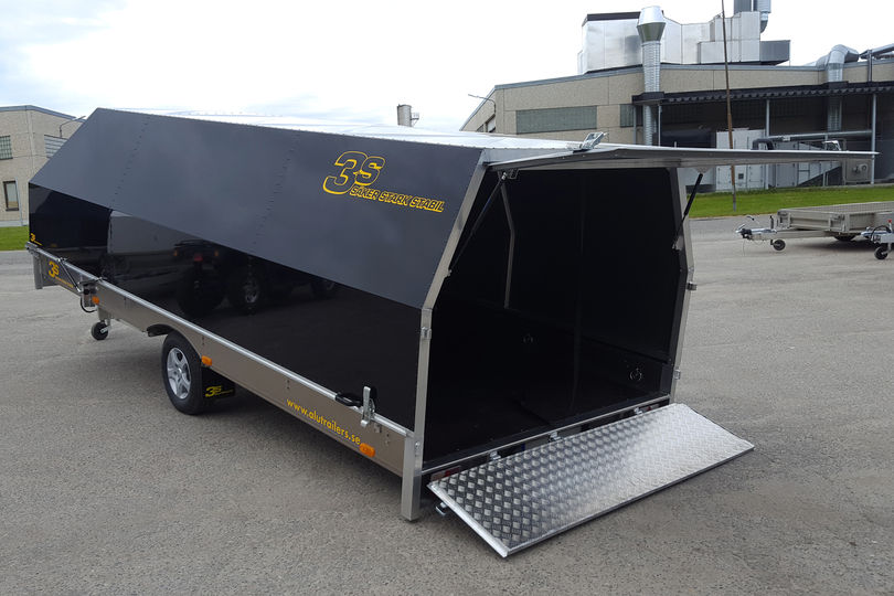 3s Alutrailers S530 skotersläpvagn