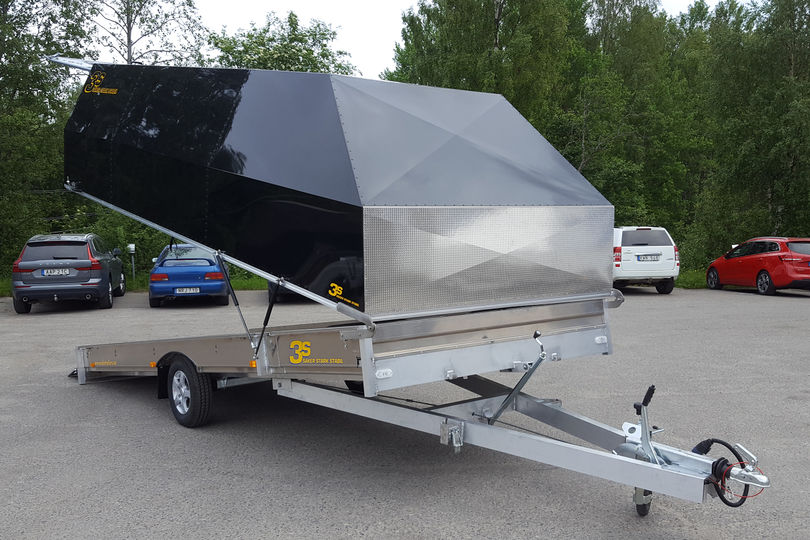 3s Alutrailers S550 skotersläpvagn