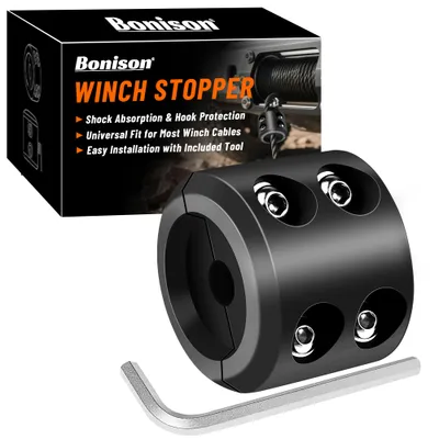 Bonison Rubber Winch Stopper for ATV UTV Truck