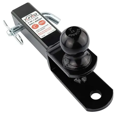 TOPTOW ATV/UTV Trailer Hitch Ball Mount with Clevis Pin
