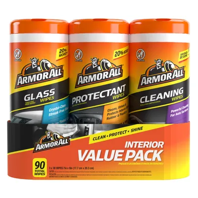 Armor All Cleaning, Glass & Protectant Wipes