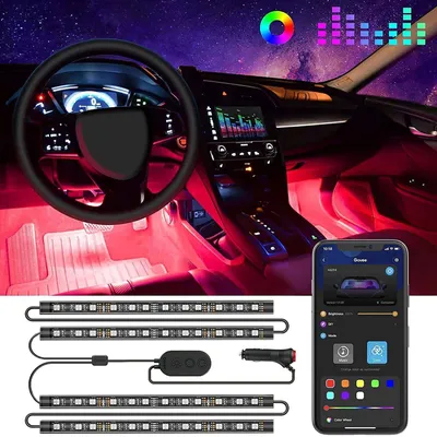 Govee Smart RGB Car Interior LED Lights w/ App