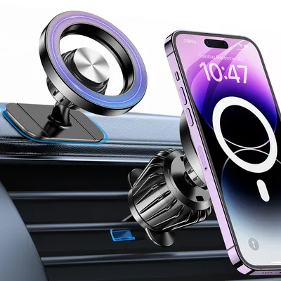 Kaistyle Magsafe Car Dash Phone Holder Black
