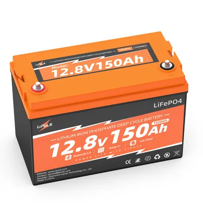 LIPULS 12V 150Ah LiFePO4 Battery w/ Low Temp