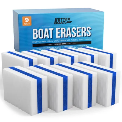 Better Boat Erasers Cleaning Sponge 9-Pack