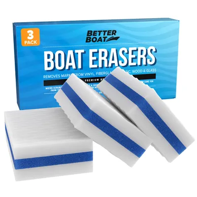 Better Boat Erasers - Marine Cleaning Sponge 3-Pack