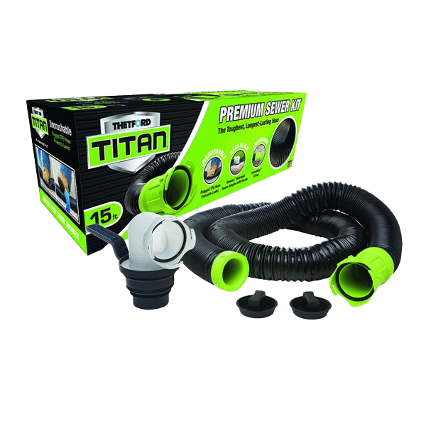 Thetford 17858 15 Feet Black Sewer Hose Yes