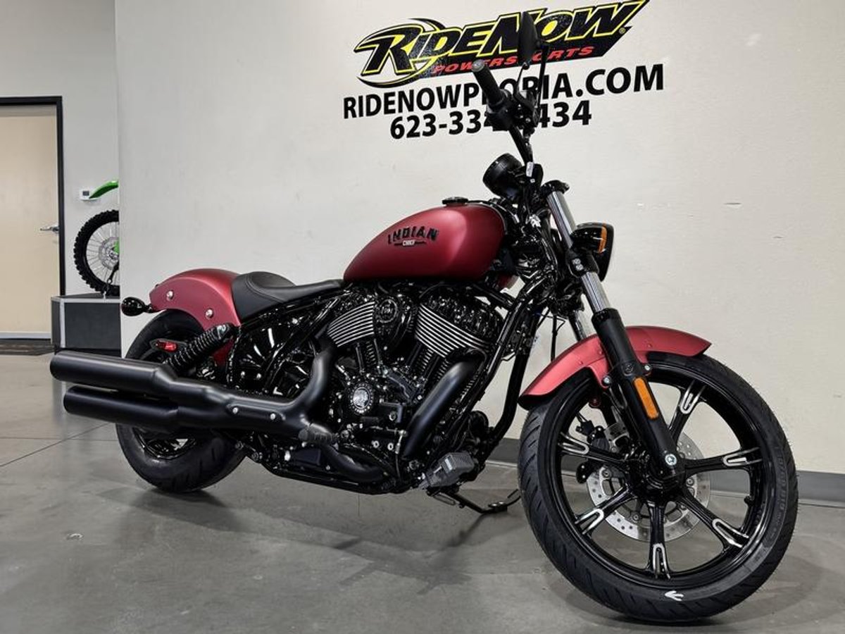 2025 Indian Motorcycle Chief Dark Horse Sunset Red Smoke