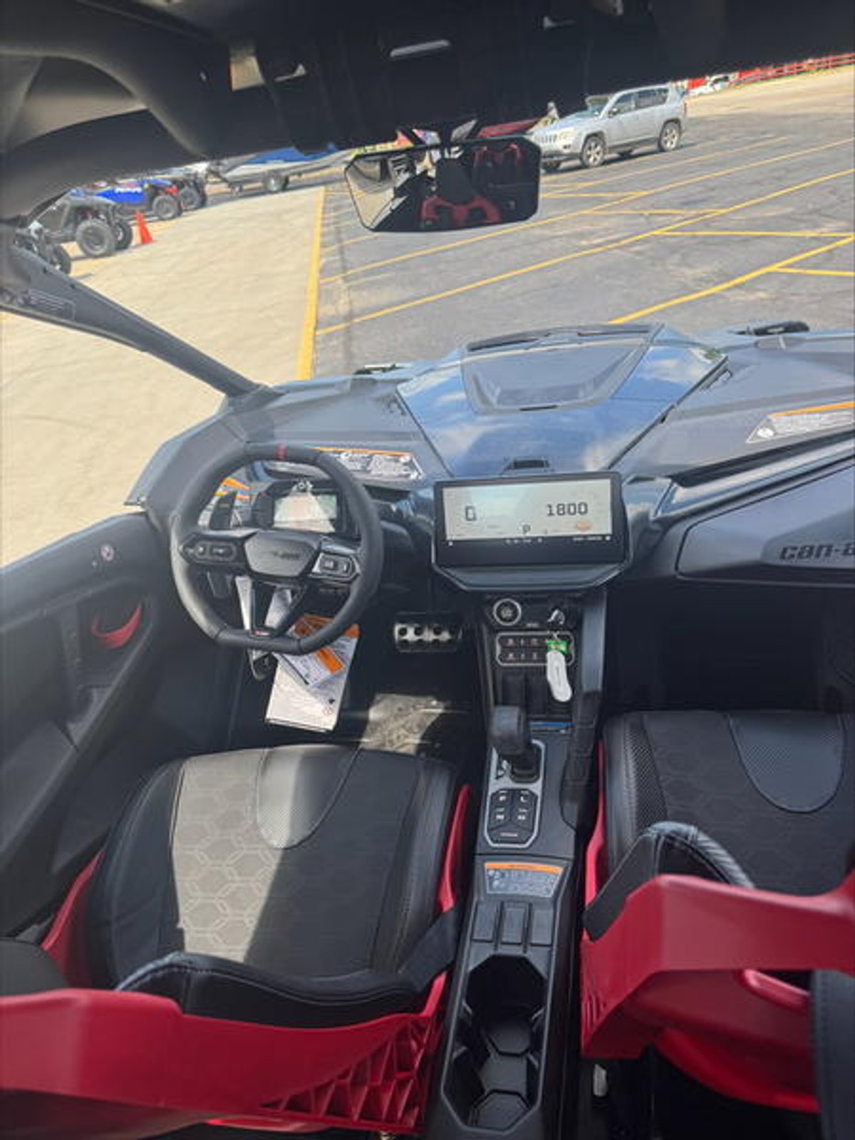 2025 Can-Am Maverick R Max X RS With Smart-Shox Dusty Navy & Legion Red
