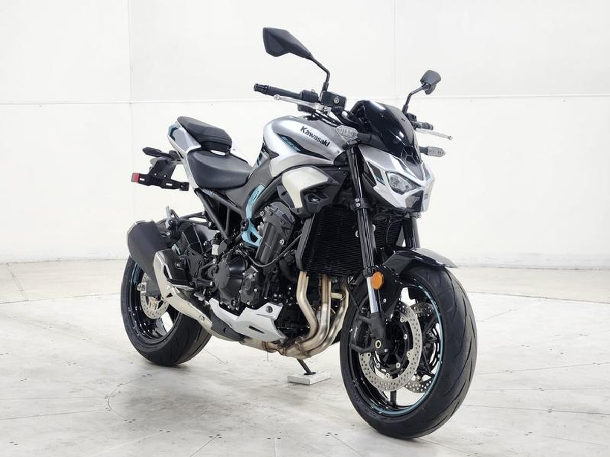 2025 Kawasaki Z900 ABS Galaxy Silver/Metallic Spark Black