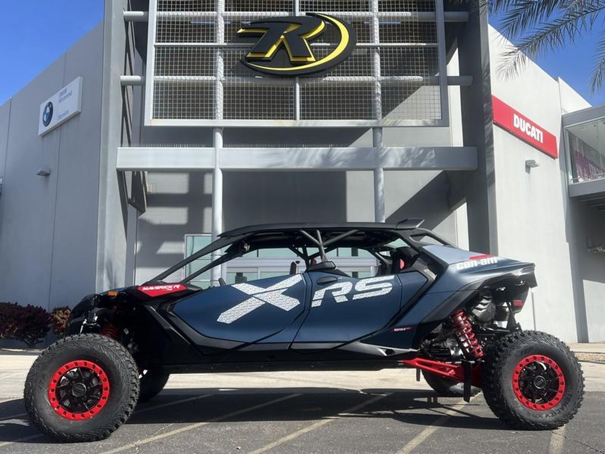 2026 Can-Am Maverick R Max X RS With Smart-Shox Dusty Navy