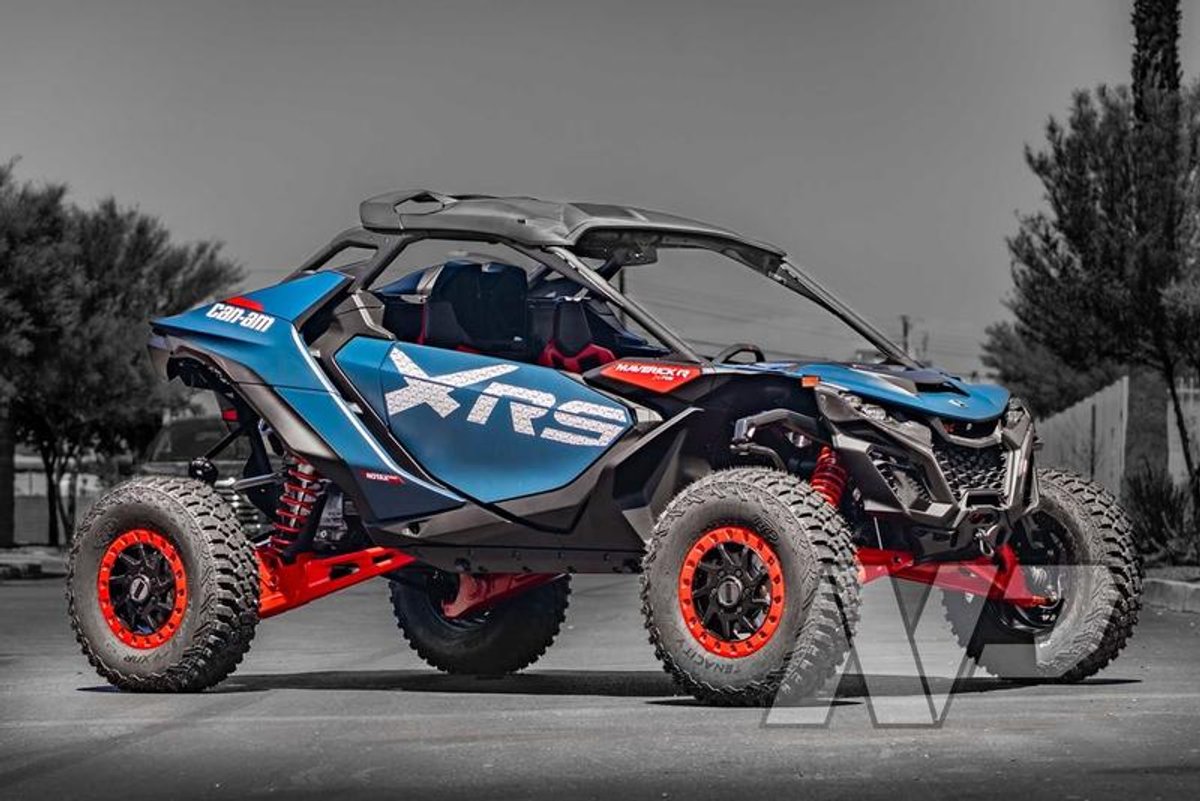 2026 Can-Am Maverick R X RS with Smart-Shox Dusty Navy