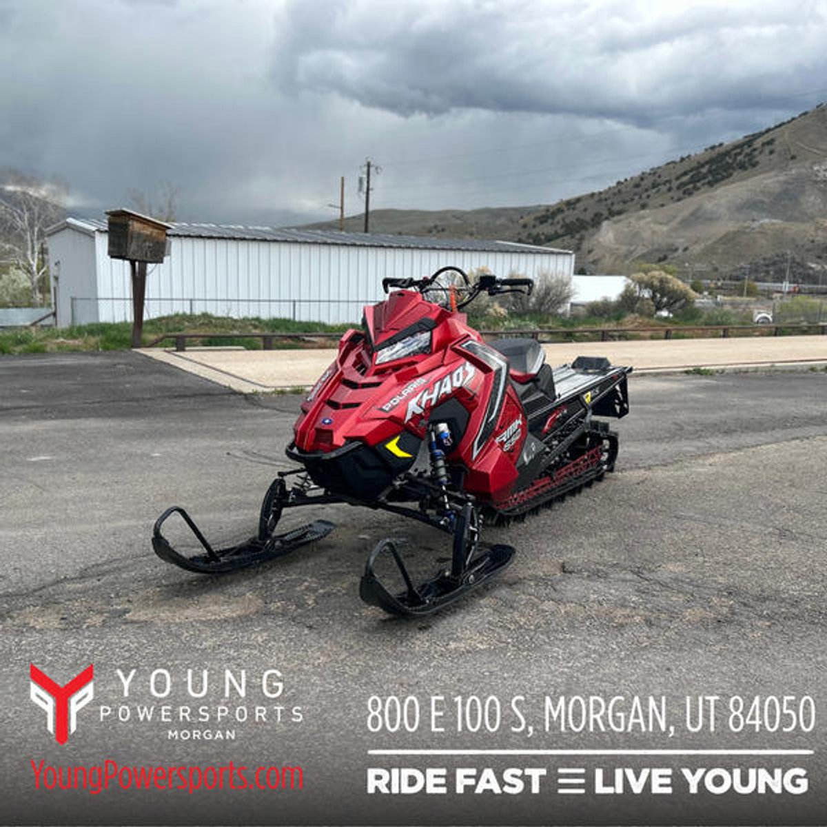 2021 Polaris 850 RMK KHAOS QD2 165 2.75"